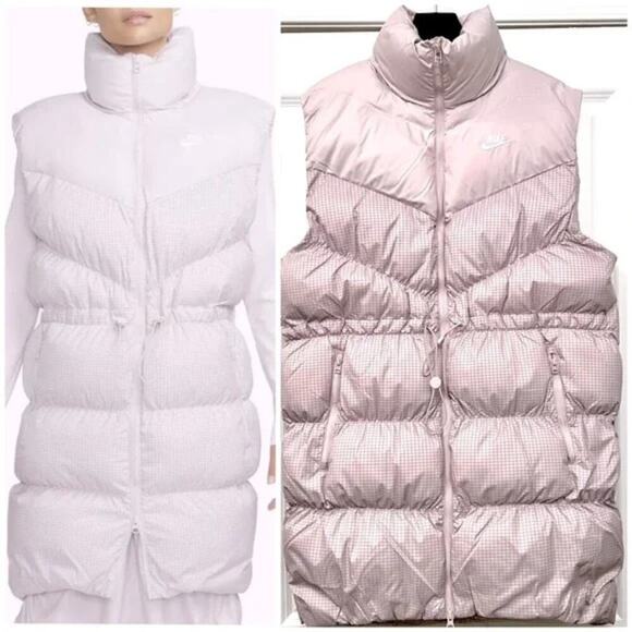 Nike Windrunner Therma-Fit Puffer Vest Coat Women Size XL Warm Winter Outerwear - Picture 4 of 16